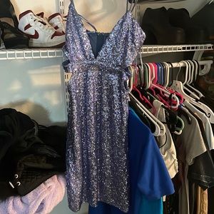 Periwinkle Homecoming Dress